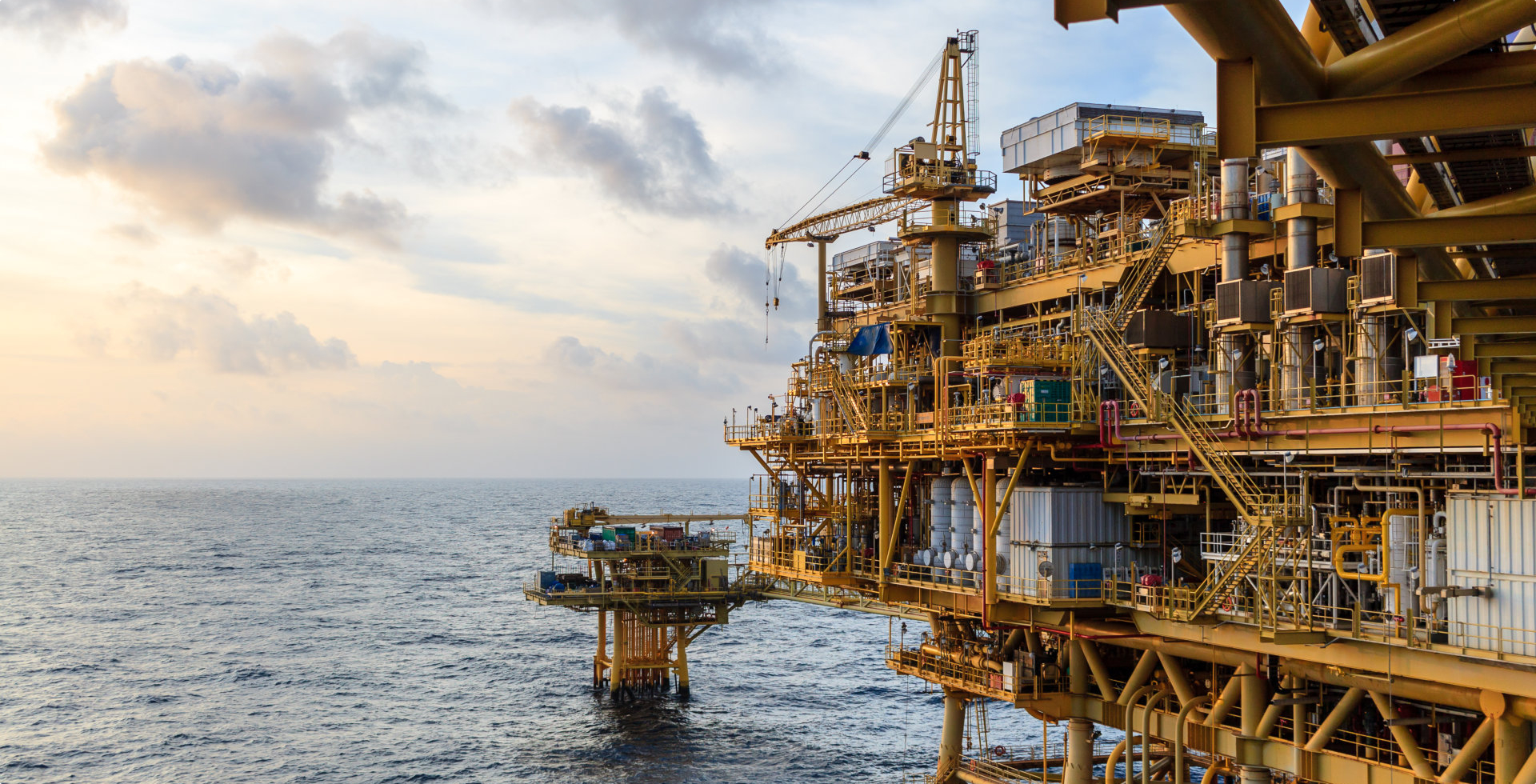 Offshore oil and Gas central processing platform